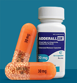 Adderall (DEXTROAMPHETAMINE-AMPHETAMINE) 30mg XR Capsules x 1's