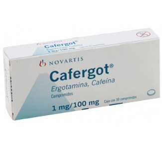 Cafergot (Caffeine / Ergotamine) 1mg/100mg Tablets x 1's