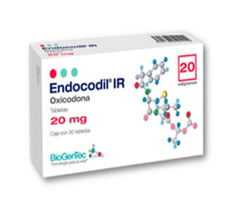 ENDOCODIL IR (OXICODONA) 20MG CX30 TABS x 1's