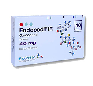 ENDOCODIL IR (OXICODONA) 40MG CX30 TABS x 1's