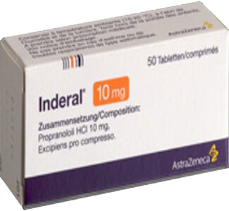 Inderal (Propranolol) 10mg Tablets x 1's