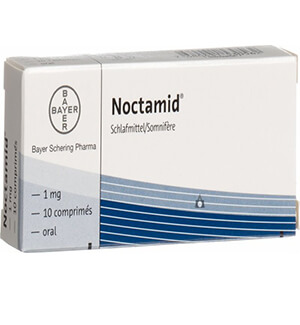 Noctamid (Lormetazepam) 1mg Tablets x 1's