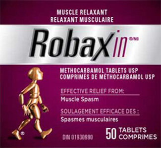 Robaxin (Methocarbamol) 500mg Tablets x 1's