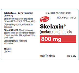 Skelaxin (Metaxalone) 800mg Tablets x 1's