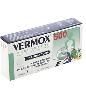 Vermox (Mebendazole) 500mg x 1's