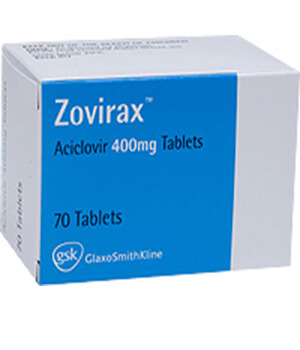 Zovirax (Acyclovir) 400mg Tablets x 1's